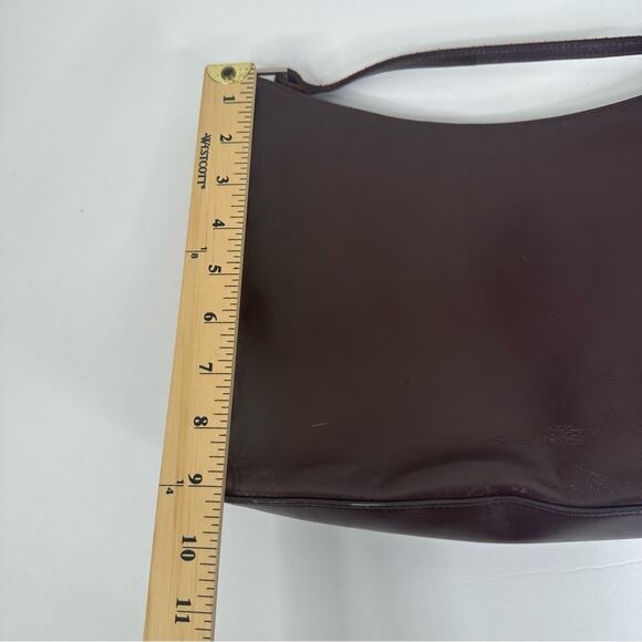 Missoni Vintage Brown Leather & Suede Shoulder Bag Purse - Picture 14 of 15